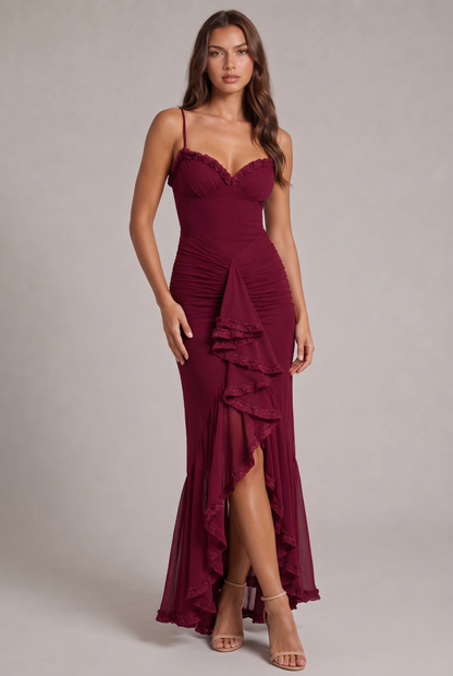 Abito Maxi Seraphina con Volant
