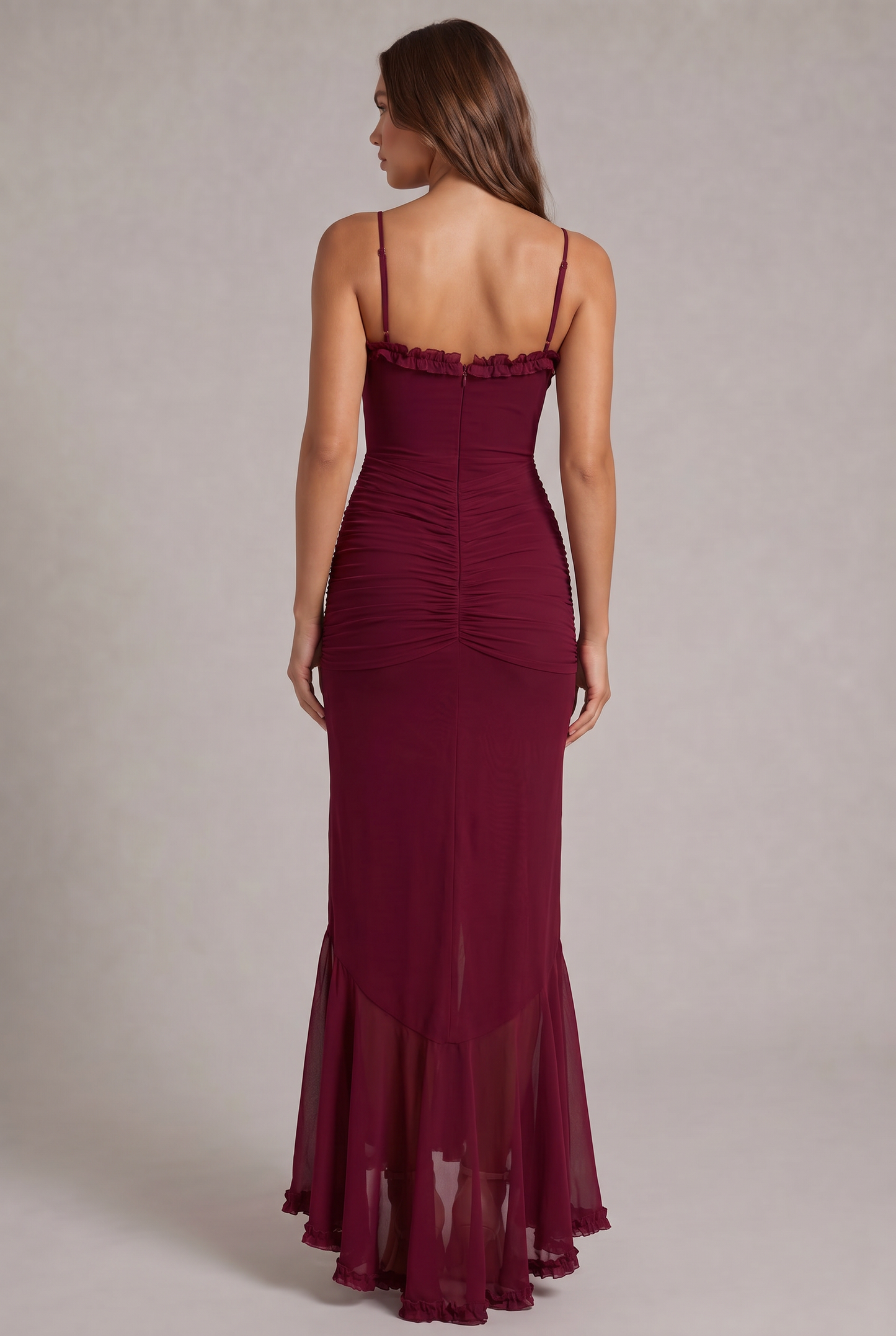 Abito Maxi Seraphina con Volant
