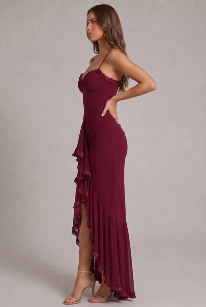 Abito Maxi Seraphina con Volant