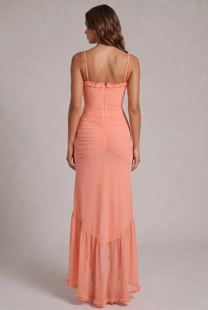 Abito Maxi Seraphina con Volant