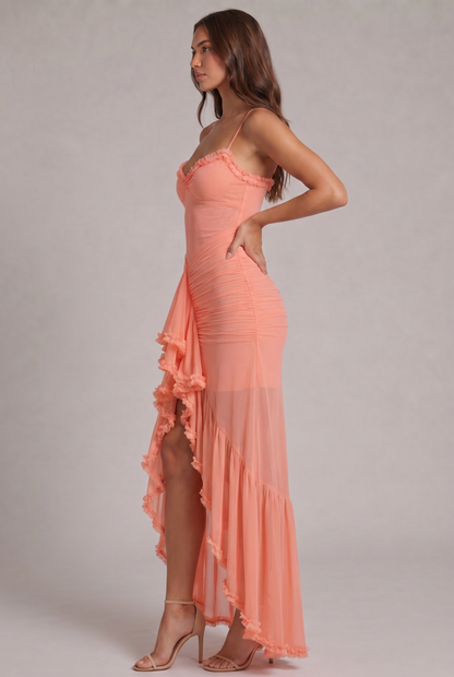 Abito Maxi Seraphina con Volant