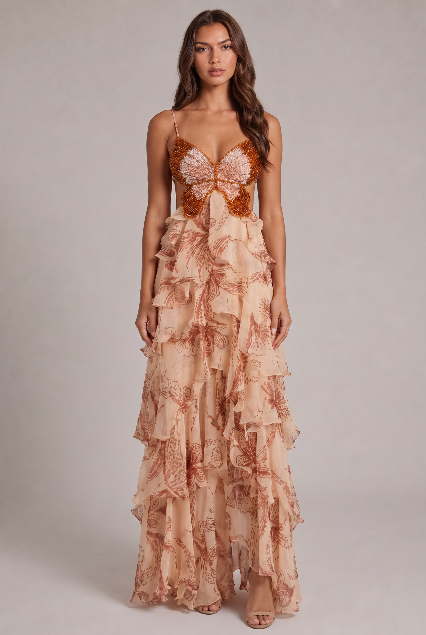 Abito Maxi Marielle Butterfly