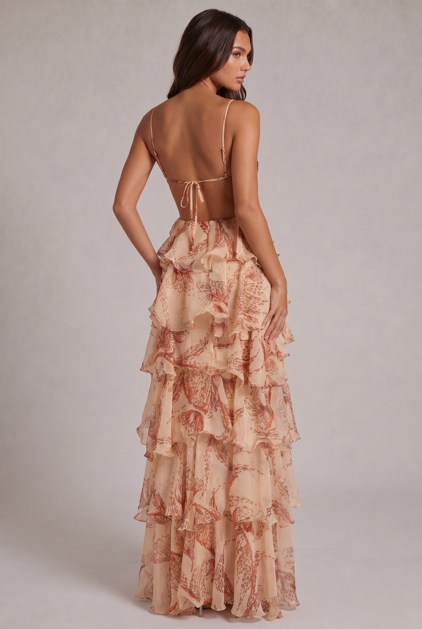 Abito Maxi Marielle Butterfly