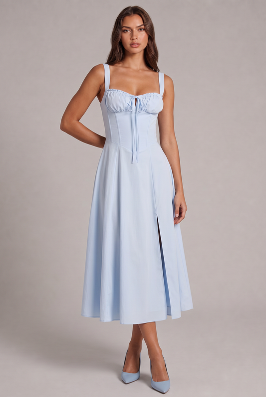 Abito Midi Saly in Cotone