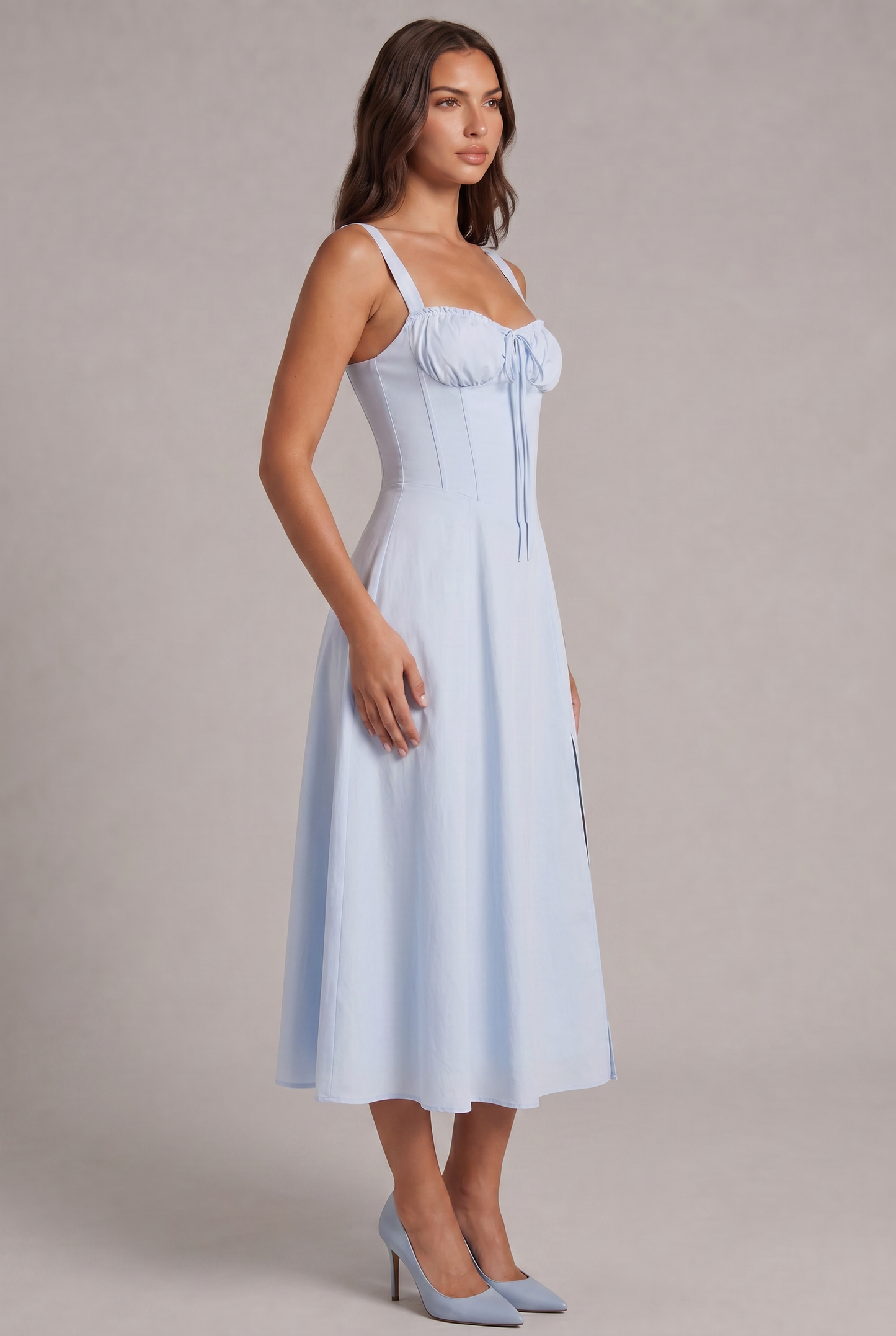Abito Midi Saly in Cotone