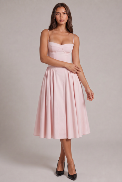 Amaya Elegante Vestito Midi