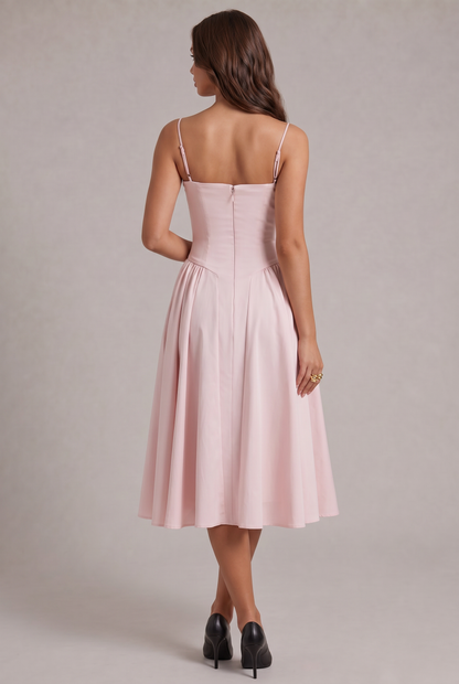 Amaya Elegante Vestito Midi