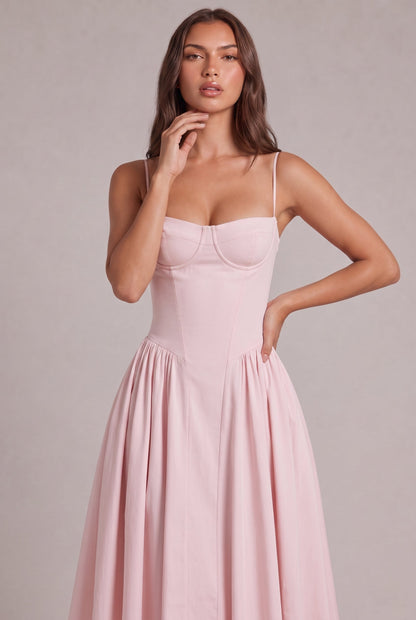 Amaya Elegante Vestito Midi