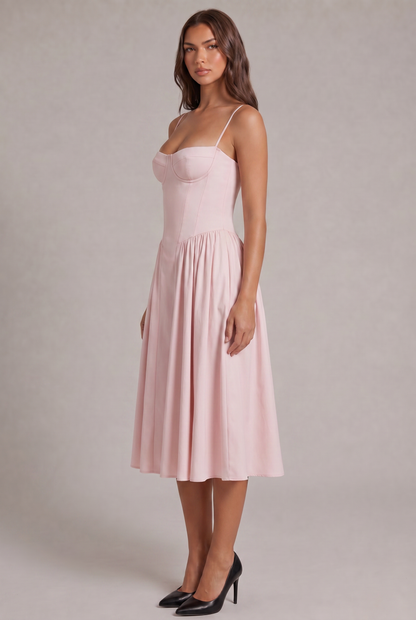 Amaya Elegante Vestito Midi