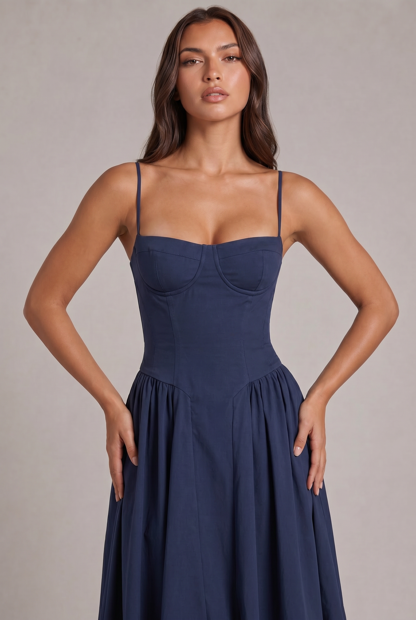 Amaya Elegante Vestito Midi