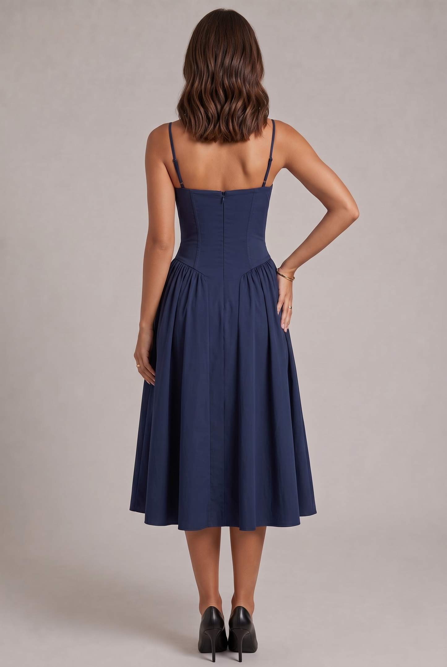 Amaya Elegante Vestito Midi