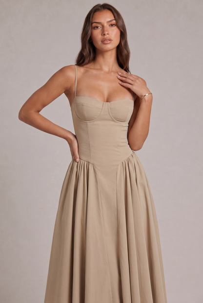 Amaya Elegante Vestito Midi