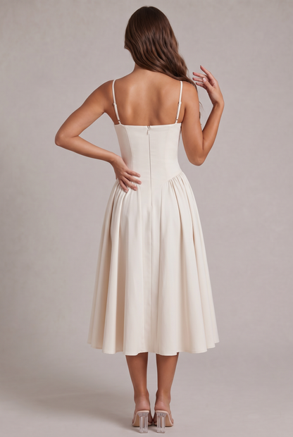 Amaya Elegante Vestito Midi