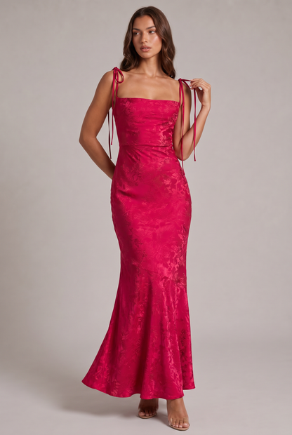 Abito Floriana Jacquard Bloom