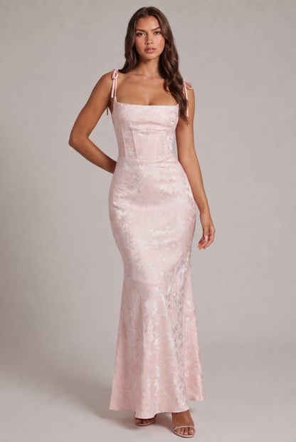 Abito Floriana Jacquard Bloom