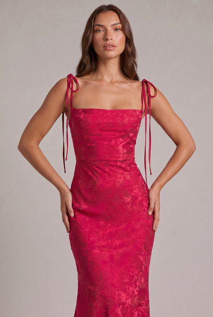 Abito Floriana Jacquard Bloom