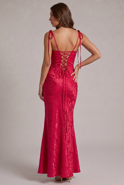 Abito Floriana Jacquard Bloom