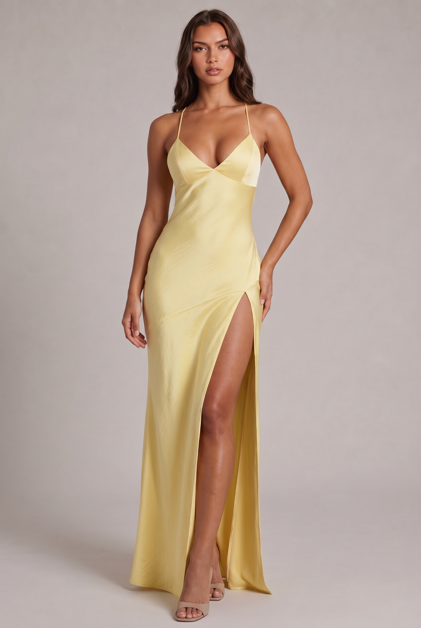 Abito Livia Satin Maxi