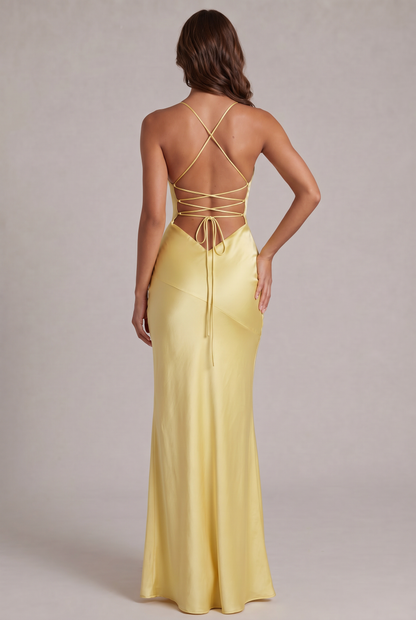 Abito Livia Satin Maxi