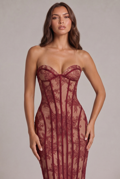 Abito Lucette Lace Maxi