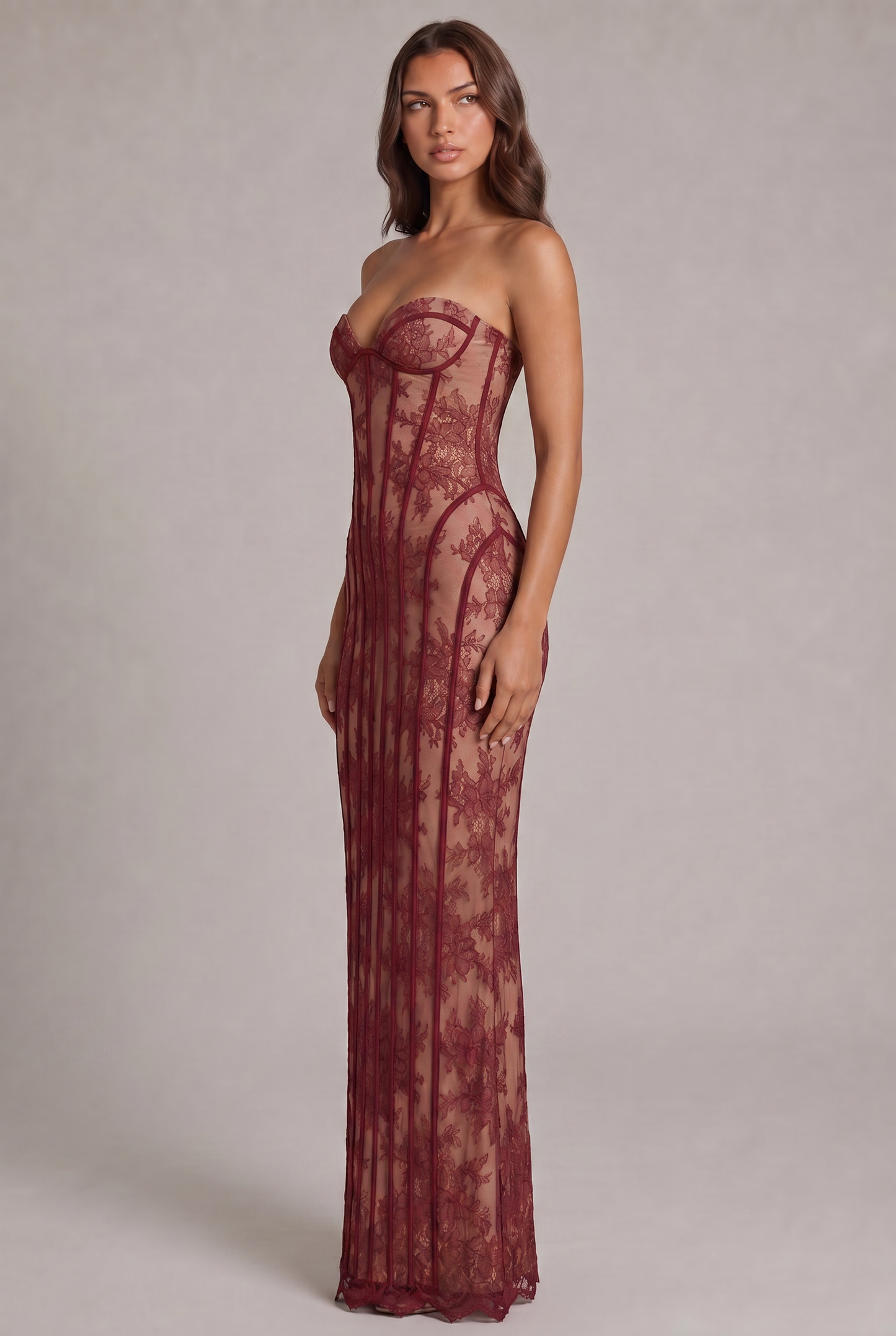 Abito Lucette Lace Maxi