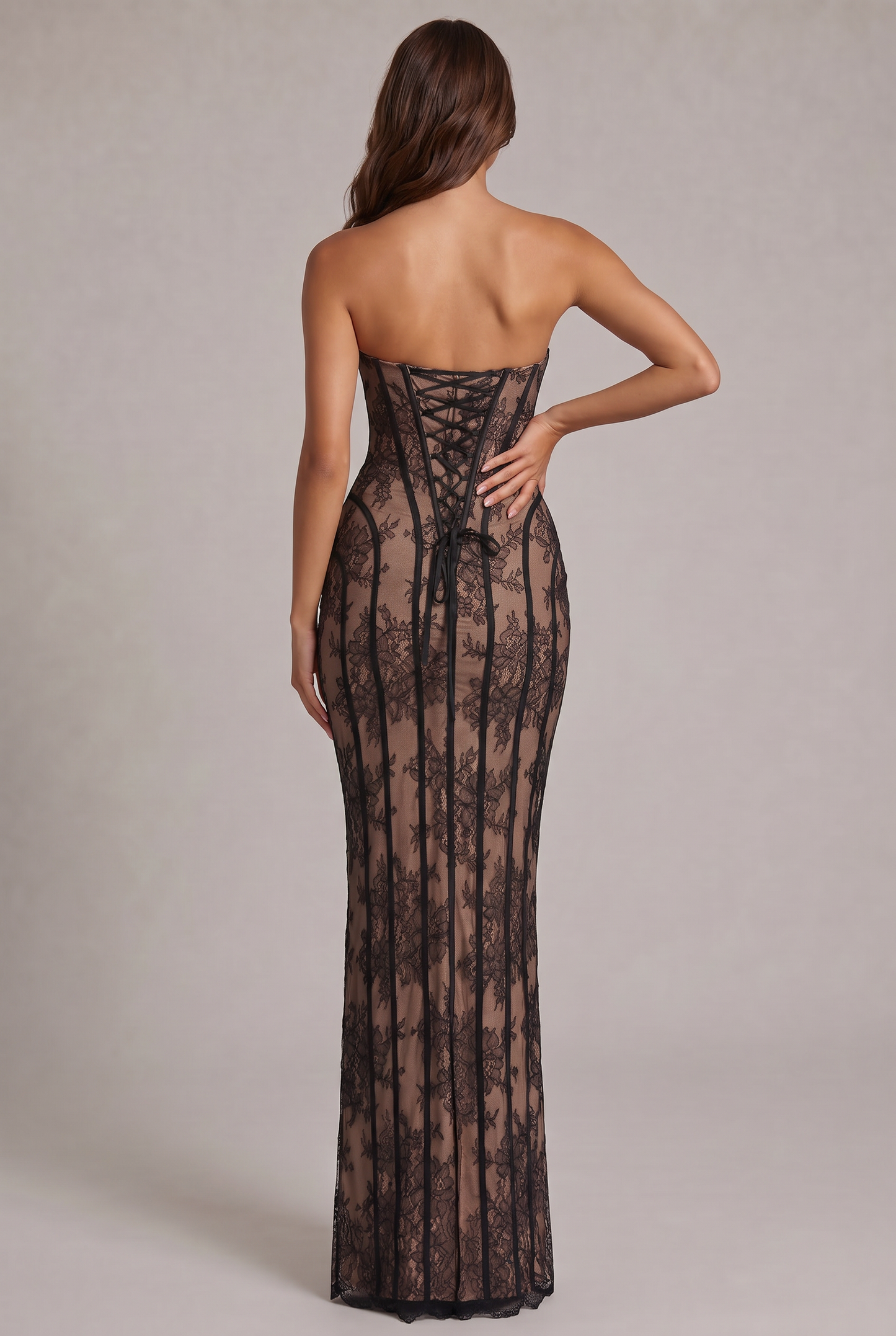 Abito Lucette Lace Maxi